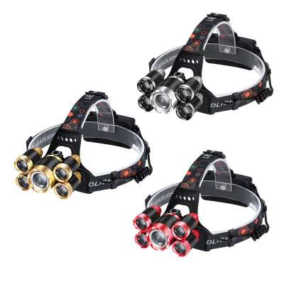 High Power LED Aluminum Zoom Headlamp Adjustable Headlight Head Flashlight Head Lamp