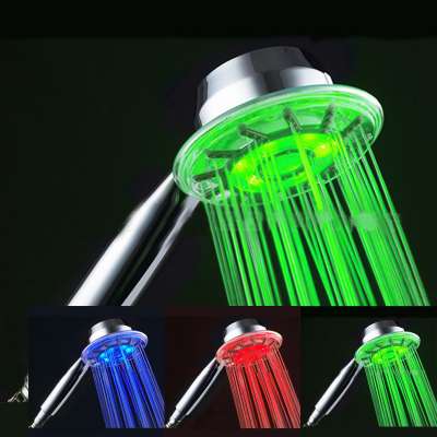 7 Colors Romantic Automatic Shower LED Light Water Bathroom Shower Head